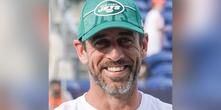 New York Jets quarterback Aaron Rodgers